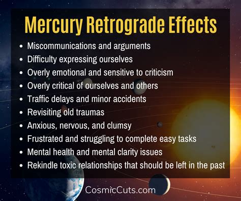 How Mercury Being In Retrograde Can Affect You