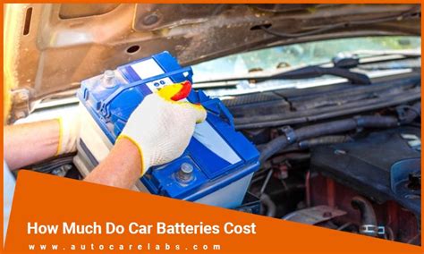 How Much Do Car Batteries Cost