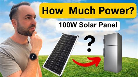 How Much Power Does a 100W Solar Panel Produce?