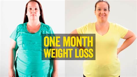 How Much Weight Can You Lose in a Month