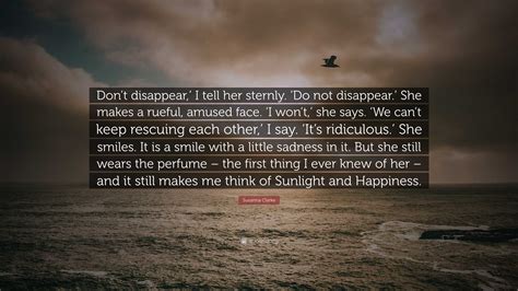 How Not To Disappear