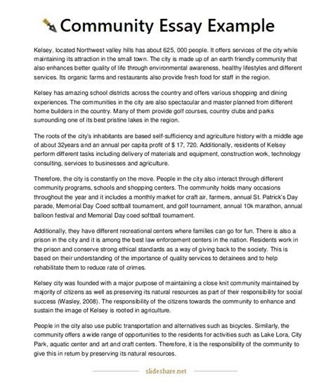 how can you help your community essay