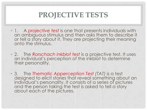 How Projective Tests Are Used to Measure Personality