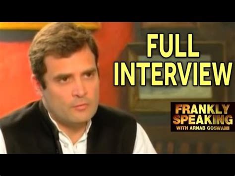 How Rahul Gandhi Did in His First TV Interview