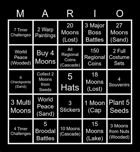 How Speed Runners Have Made a Fun Bingo Version of Super Mario Odyssey Games Errors