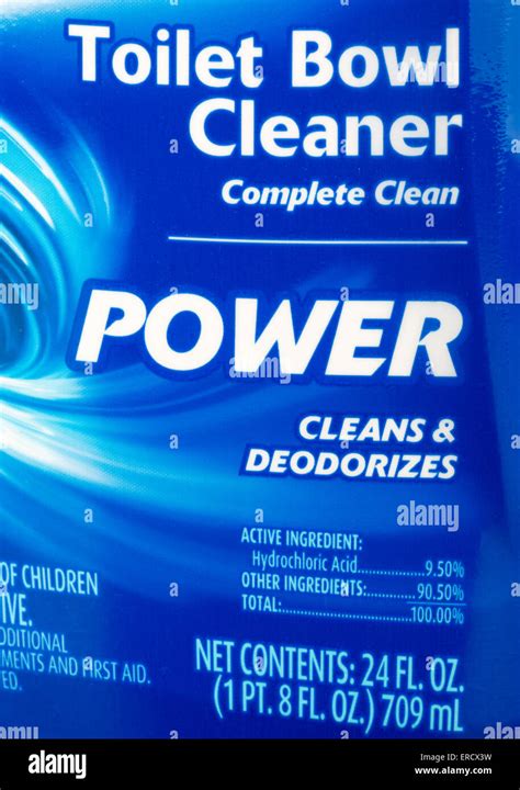 How Strong Is the Hydrochloric Acid in Toilet Bowl Cleaners?