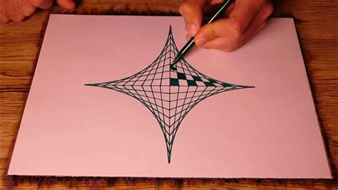 How TO Draw 3D4D Geometric Triangle Art Spirograph Tutorial YouTube