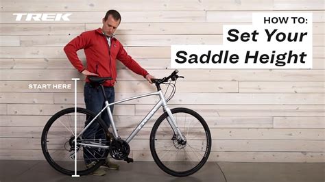 How To: Set Your Saddle Height - YouTube