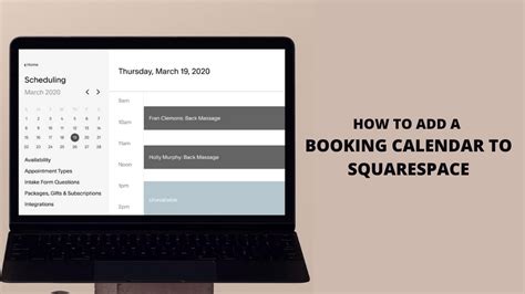 How To Add A Booking Calendar To Squarespace (Guide) In 2023