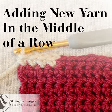 How To Add A New Yarn In Croche