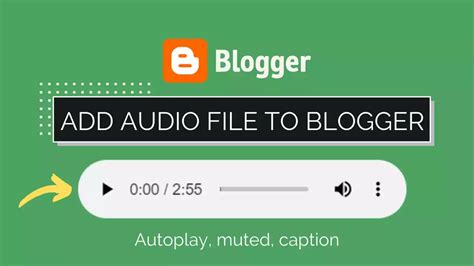 How To Add Audio File To Blogger Website [Updated Method]