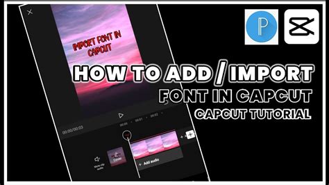How To Add Import Custom Font In Capcut Capcut Capcut Tutorial Otosection