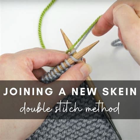 How To Add New Skein To Knitting