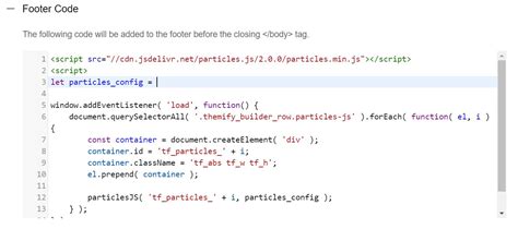 How To Add Particle Effects To Themify Builder Themify
