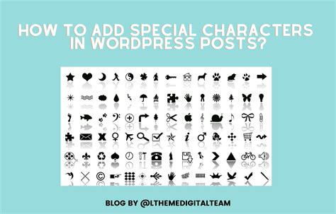 How To Add Special Characters In Wordpress Posts