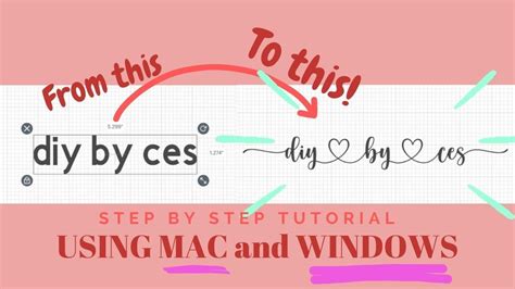How To Add Tails To Font In Design Space Using Mac and Windows 2022