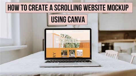 How To Add Video Scroll To A Mockup Image (Canva Tutorial)