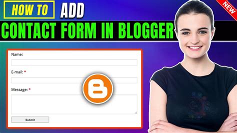 How To Add a Contact Form and Create a Contact Us Page in Blogger