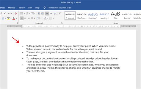 How To Adjust Line Spacing Between Bullets In Word Printable