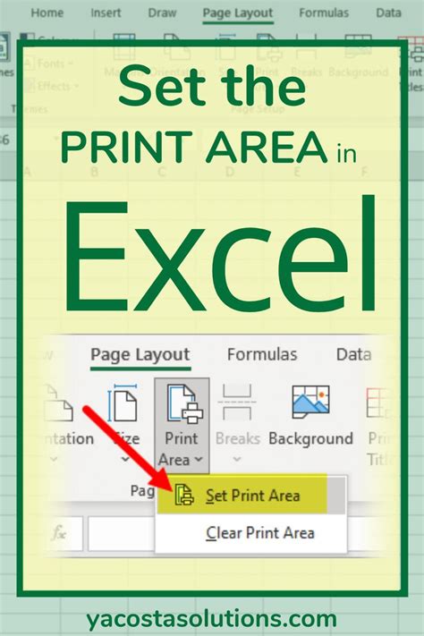 How To Adjust Printable Area In Excel Printable Calendars AT A GLANCE