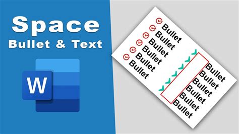 How To Adjust Space Between Bullet And Text In Word YouTube