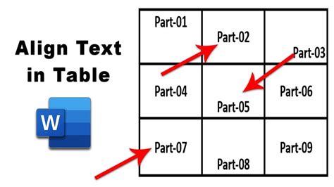 How To Align Text In Word Table Free Printable Template