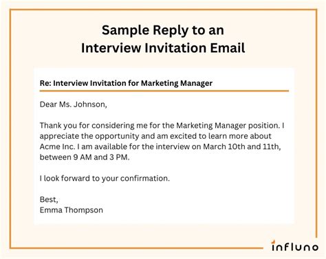 How To Answer Interview Invitation By Email