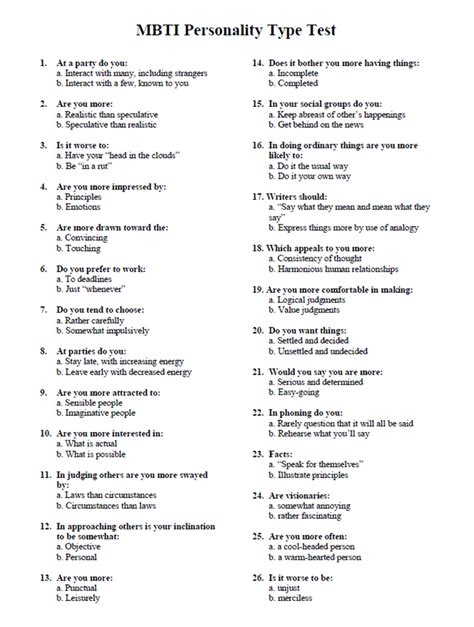 How To Answer Personality Test Questions