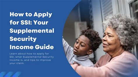 How To Apply For Supplemental Security Income SSI 