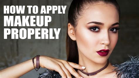 How To Apply Makeup Properly My Best Makeup Routine Hack! YouTube