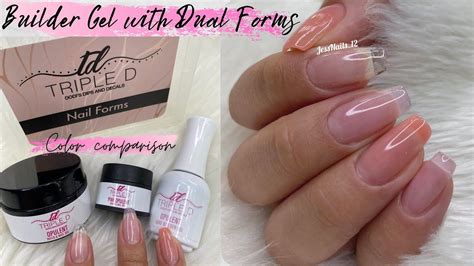 How To Apply TRIPLE D Builder Gel with Dual Forms YouTube