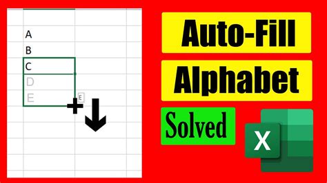 How To Autofill Letters From A-Z In Excel - AddictiveTips