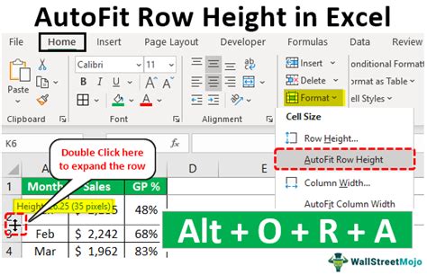 How To Autofit Row Height Column In Ms Excel 13