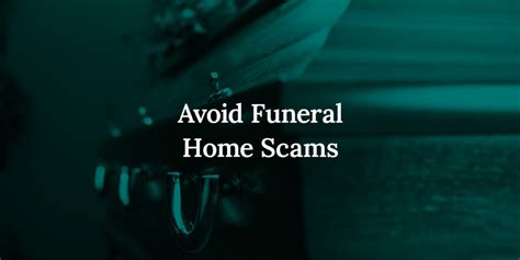 How To Avoid Funeral Home Scams
