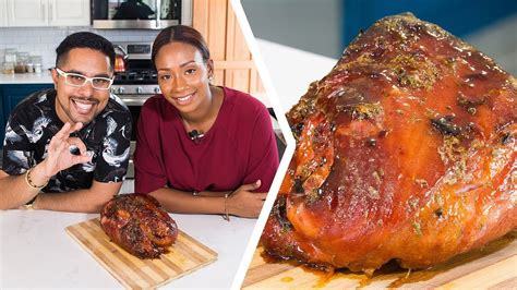 How To Bake A Honey-Thyme Glazed Ham Foodie Nation