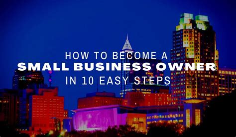 How To Become A Small Business Owner Full Step Guide