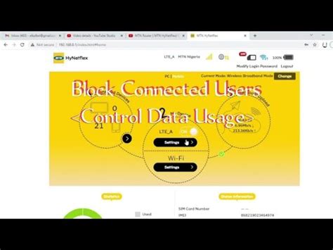 How To Block Users Connected To My MTN Router (HyNetFlex)