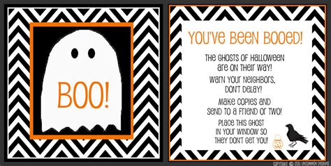 How To Boo Your Neighbor A Free Printable