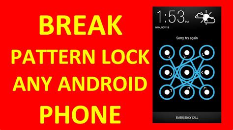 How To Break Pattern Lock On Android Phones Universal Unlock Pattern