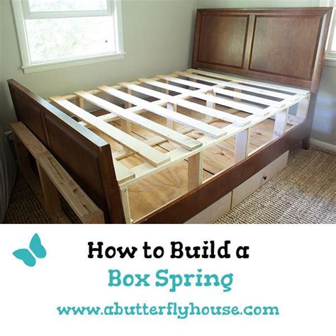 How To Build A Box Spring Frame Design Talk