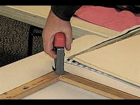 How To Build A Canvas Stretcher - Easy Method - YouTube