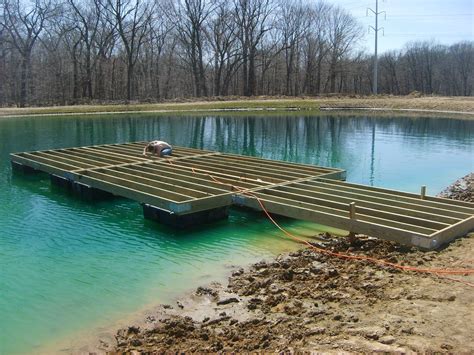 How To Build A Floating Dock On A Pond Design Talk