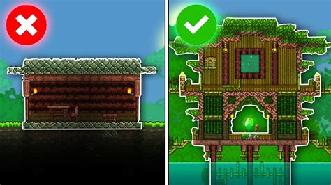 How To Build A JUNGLE BASE! Terraria Build Guide YouTube
