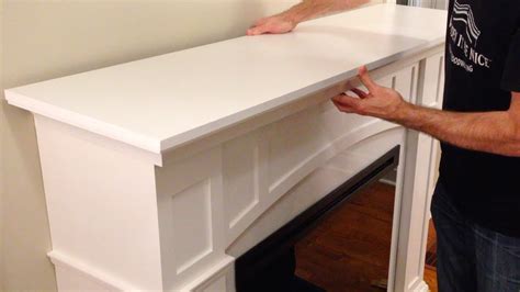 How To Build A Mantel - YouTube