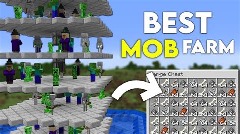 How To Build A Mob Farm In Minecraft Minecraft tutorial, Farm, Minecraft