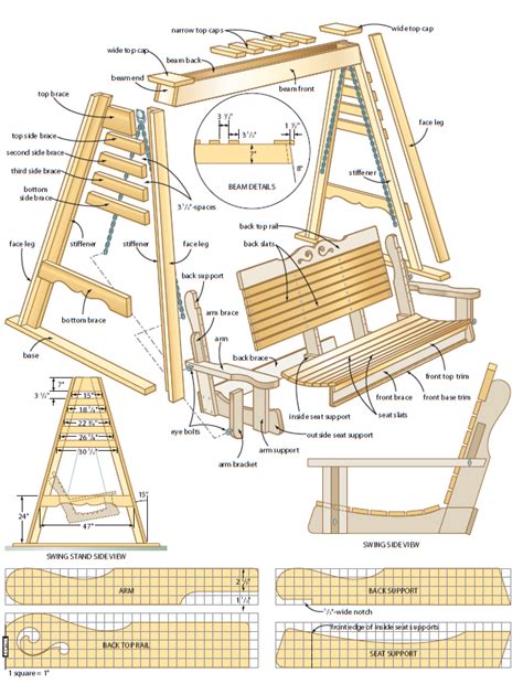 How To Build A Porch Swing Frame DIY