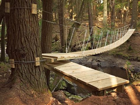 How To Build A Rope Bridge WoodWorking Projects & Plans