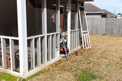 How To Build A ScreenedIn Patio Storables