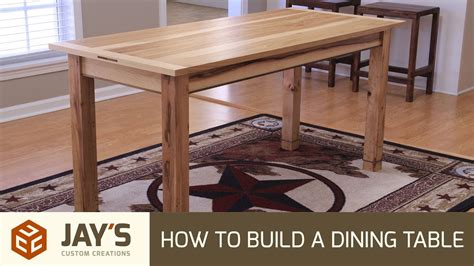 How To Build A Simple Dining Table