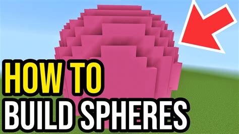 How To Build A Sphere In Minecraft! (no mods or commands!) YouTube
